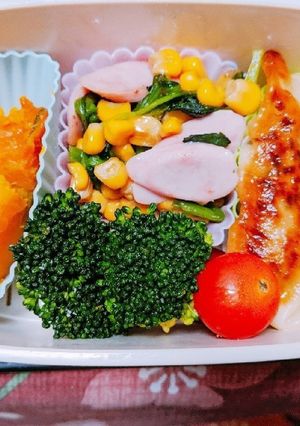 ほうれん草とコーンのバター風炒め-レシピのメイン写真