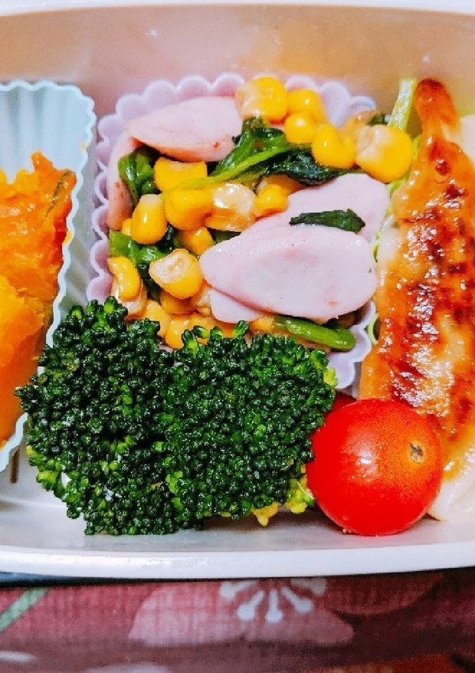 ほうれん草とコーンのバター風炒め-レシピのメイン写真
