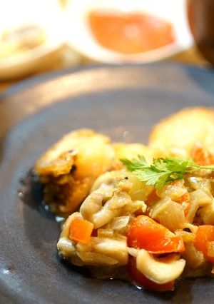 ホタテのトマト舞茸クリーム☆-レシピのメイン写真