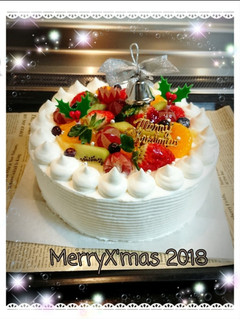 2018 Xmasケーキ★☆-レシピのメイン写真