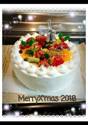 2018 Xmasケーキ★☆-レシピのメイン写真