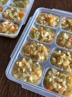 離乳食中期 野菜たっぷり納豆とろとろ煮-レシピのメイン写真