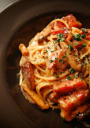 プロ直伝！ベーコンのチョコレートパスタ-レシピのメイン写真
