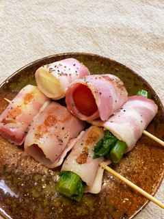 ☆お好みの3種類で♪ベーコン巻き串焼き☆-レシピのメイン写真