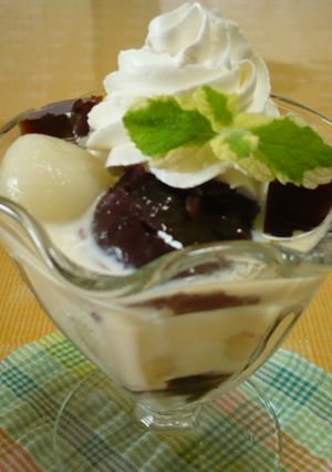 白玉クリームぜんざい-レシピのメイン写真