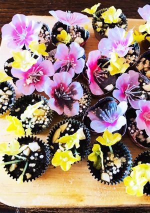簡単・バレンタイン・造花チョコ-レシピのメイン写真