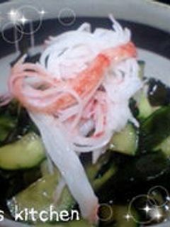 簡単☆酢の物@味ポン-レシピのメイン写真