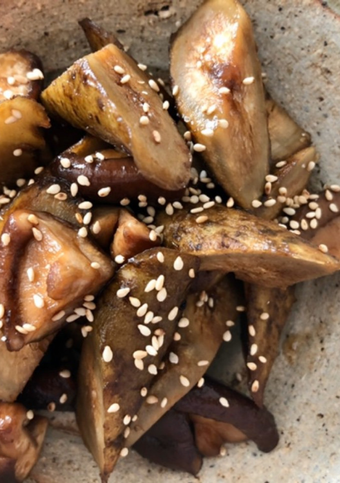 塩蒸しごぼうと椎茸の炒め煮-レシピのメイン写真