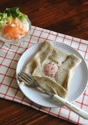 簡単！お洒落！そば粉100%♡ガレット-レシピのメイン写真