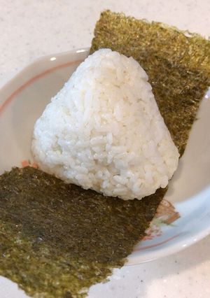 自家製ひき肉入りなめ茸のおにぎり-レシピのメイン写真