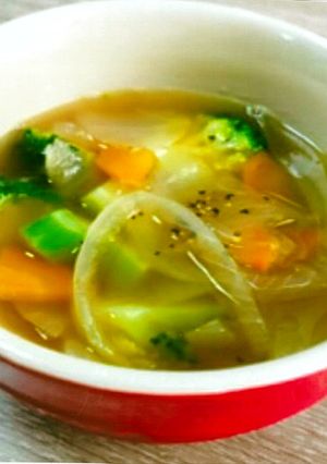 いばらき野菜のコンソメスープ-レシピのメイン写真