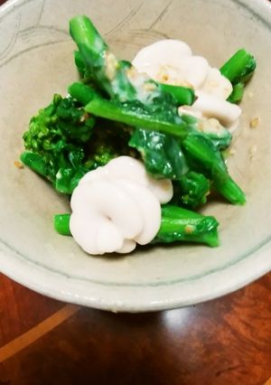菜の花と白子(雲子)の辛子酢味噌和え-レシピのメイン写真