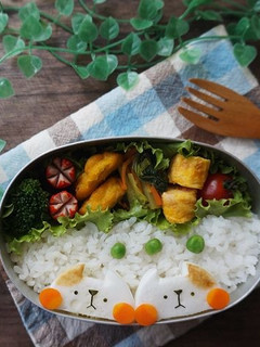 キャラ弁 はんぺんネコちゃん-レシピのメイン写真