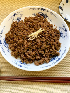 鹿肉ミンチのそぼろしぐれ煮-レシピのメイン写真