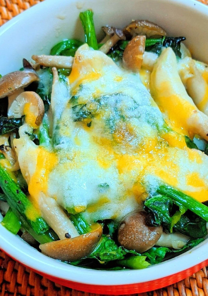 ほうれん草としめじのチーズ焼き-レシピのメイン写真