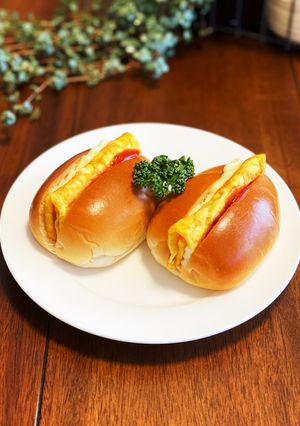 ☆薄焼き卵のロールサンド-レシピのメイン写真