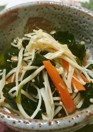 わかめとえのきのサラダ-レシピのメイン写真