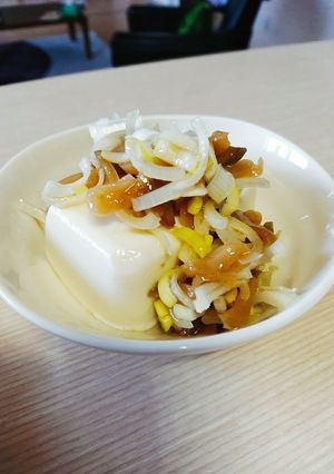 簡単！やみつきザーサイのっけ豆腐！！-レシピのメイン写真