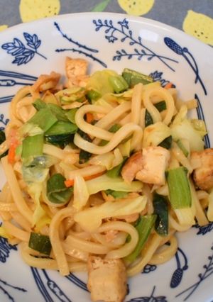 残り野菜の焼うどん-レシピのメイン写真