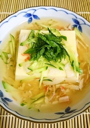 卵豆腐のかにかま餡かけ-レシピのメイン写真