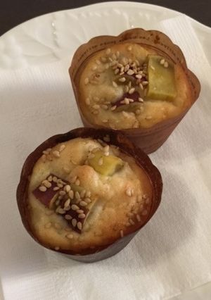 さつま芋の豆腐カップケーキ-レシピのメイン写真