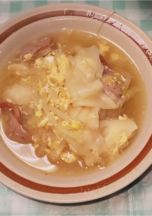 野菜たっぷりワンタンスープ♬︎♡-レシピのメイン写真