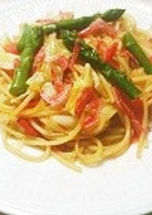 春野菜のペペロンチーノ-レシピのメイン写真