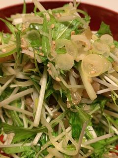 水菜とザーサイの中華風サラダ★-レシピのメイン写真