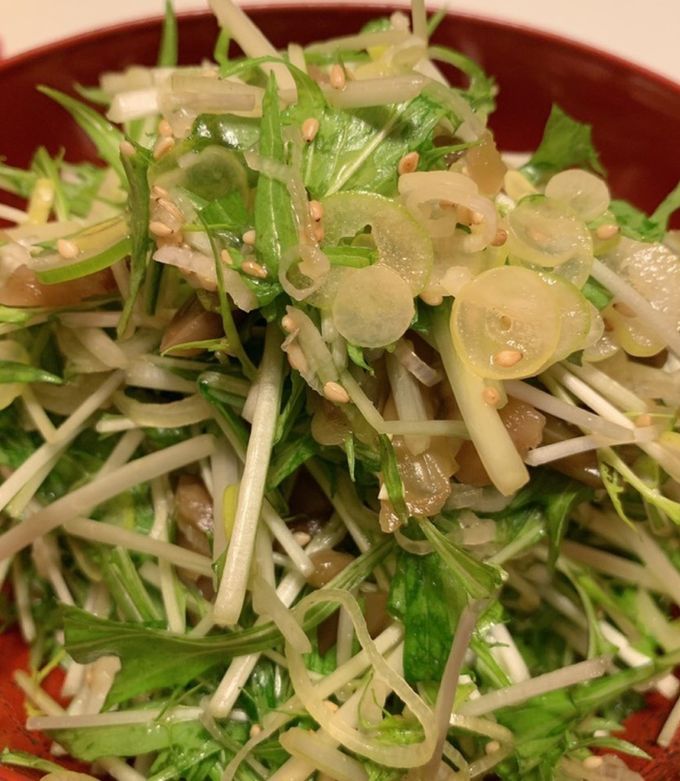 水菜とザーサイの中華風サラダ☆ by 梅干し大好きマン