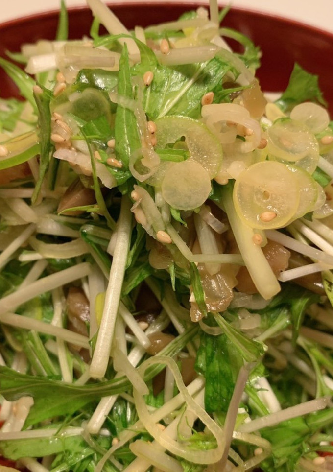 水菜とザーサイの中華風サラダ★-レシピのメイン写真