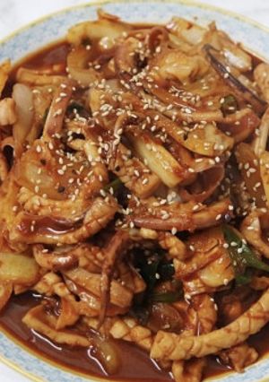 イカのピリ辛炒め（オジンオポックム）-レシピのメイン写真