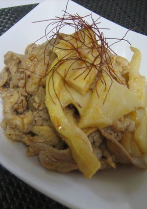 豚肉とたけのこの辛味噌炒め-レシピのメイン写真