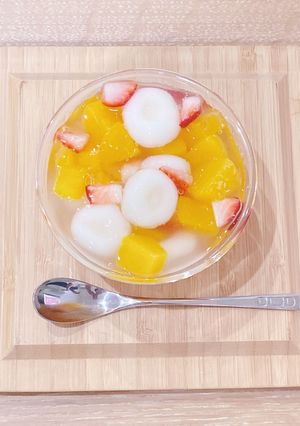 なおみんのおいしいフルーツ白玉ポンチ-レシピのメイン写真