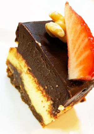 タッパーでレンチン　チョコフロマージュ-レシピのメイン写真