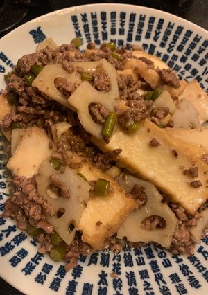 ご飯が止まらん生姜香る厚揚げ煮-レシピのメイン写真