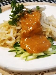 バンバンジー風サラダ(切り干し大根)-レシピのメイン写真