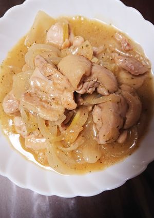 鳥もも肉のバター酒蒸し-レシピのメイン写真