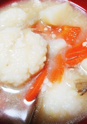 きりたんぽとじゃがいものゴロゴロ豚汁-レシピのメイン写真