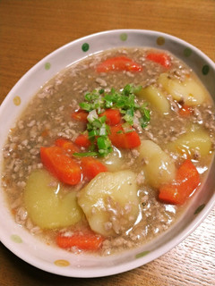 じゃが芋と豚挽き肉のとろみあん-レシピのメイン写真