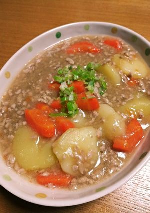 じゃが芋と豚挽き肉のとろみあん-レシピのメイン写真