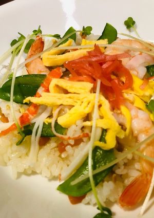 レンジで時短ちらし寿司（ばら寿司）-レシピのメイン写真