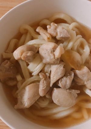 ガツンと美味しい鶏うどん-レシピのメイン写真