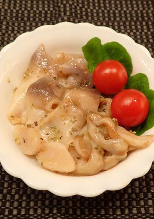 ホッキ貝のオイル煮(低温調理)-レシピのメイン写真