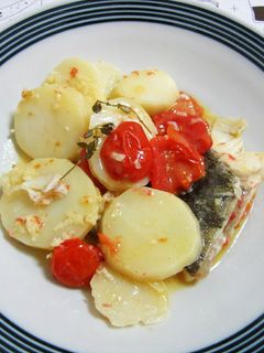 鱈とじゃがいもの重ね蒸し-レシピのメイン写真