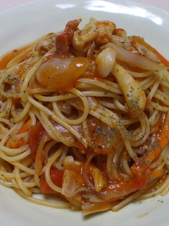 とっても簡単♪トマト缶パスタ-レシピのメイン写真