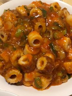 ちくわのエビチリ風炒め♪♪-レシピのメイン写真