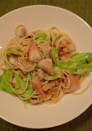 ホッキ貝のペペロンチーノ-レシピのメイン写真