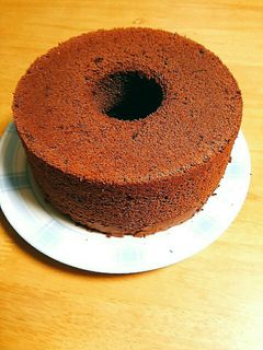 ふわふわチョコシフォンケーキ-レシピのメイン写真