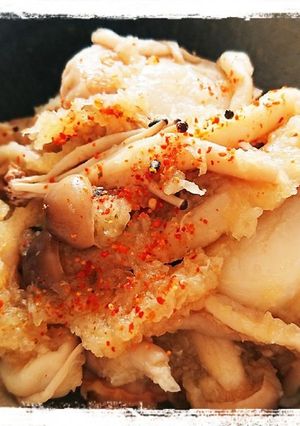 時短副菜☆しめじとベビーホタテのみぞれ煮-レシピのメイン写真