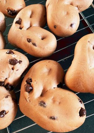 ハートのチョコチップパン-レシピのメイン写真